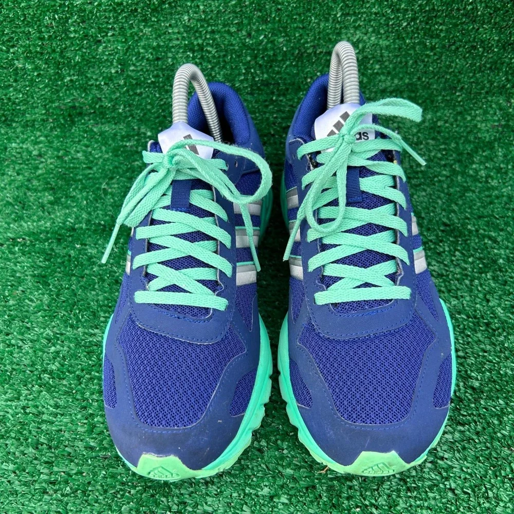 Adidas Aktiv Against Cancer Womens Running Shoes Navy Mint Green G97610 Size 7